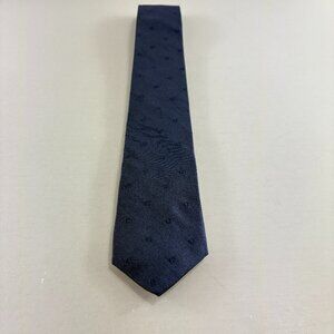 Stringbean Plus Blue Geometric Men's Skinny / Short Tie 2 1/2" x 55" Vintage